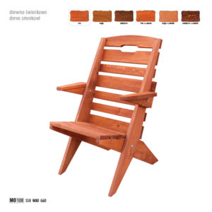 Krzesło z drewna świerkowego- MO108