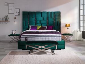 Łóżko tapicerowane ZEUS